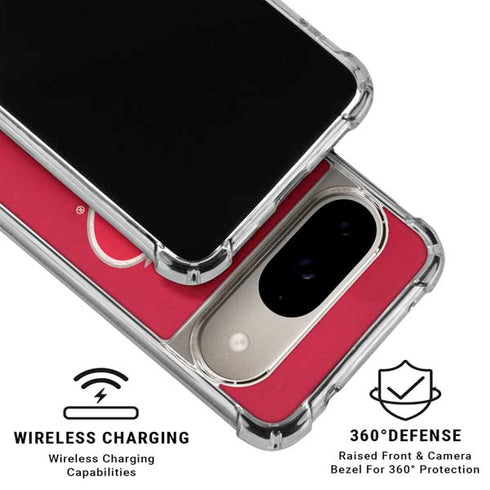 NHL Carolina Hurricanes Distressed Google Pixel 10 Clear Case